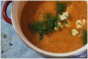 Овощной суп-пюре с креветками - фото шаг 8