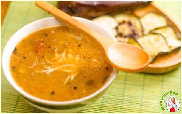 Овощной суп с баклажанами - фото шаг 1