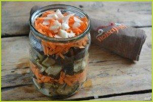Баклажаны с морковкой и чесноком на зиму - фото шаг 5
