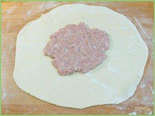 Лепешки с мясом на сковороде - фото шаг 6
