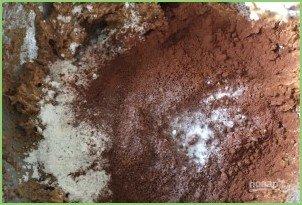 Шоколадное печенье с начинкой - фото шаг 2