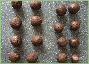 Шоколадное печенье с начинкой - фото шаг 5