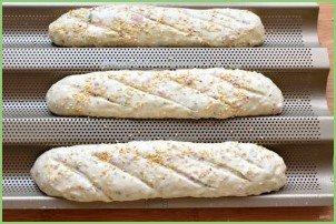 Французский хлеб с ветчиной - фото шаг 5
