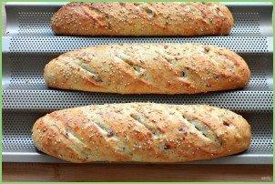 Французский хлеб с ветчиной - фото шаг 6