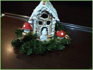 Рождественский пряничный домик - фото шаг 11