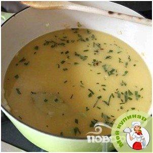 Суп-пюре с фасолью и ветчиной - фото шаг 4