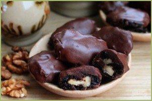 Чернослив с орехом в шоколаде - фото шаг 8
