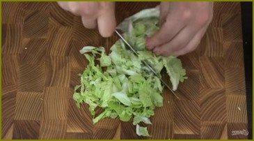 Хрустящий салат с мивиной - фото шаг 1
