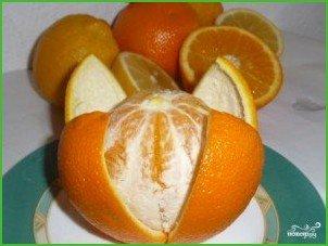 Апельсиновый фреш в блендере - фото шаг 2