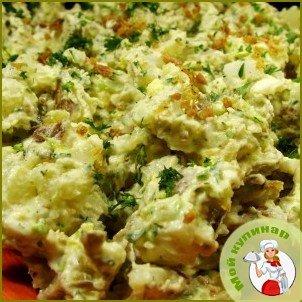 Картофельный салат с беконом - фото шаг 9