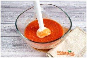 Суп из жаренных с чесноком томатов - фото шаг 4