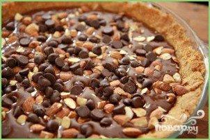 Пирог с шоколадной начинкой и зефирным наполнением - фото шаг 4