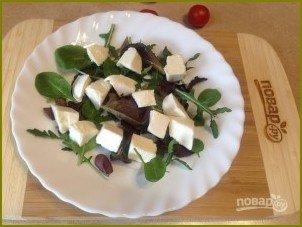 Салат с моцареллой, запеченными перцем и помидорами - фото шаг 5