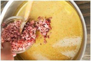 Гороховый суп-пюре с сухариками - фото шаг 10