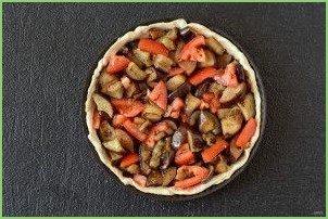Пирог с баклажанами и помидорами - фото шаг 7