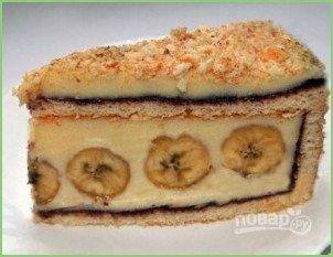 Банановый торт из готовых коржей - фото шаг 9
