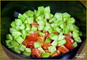 Овощной салат с авокадо - фото шаг 3