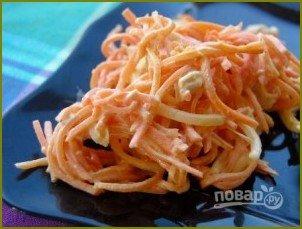 Салат с корейской морковью и грибами - фото шаг 4
