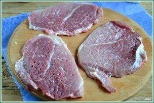 Мясо по-французски со свининой