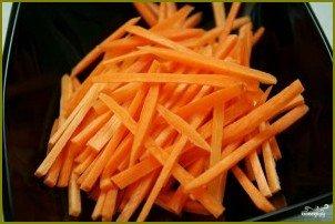 Морковка с сыром и чесноком - фото шаг 1