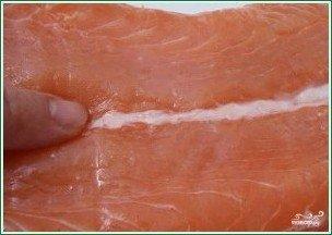 Омлет с лососем