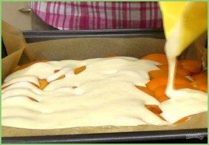 Пирог абрикосовый с творожной заливкой - фото шаг 3