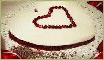 Диетический десерт на День святого Валентина - фото шаг 8