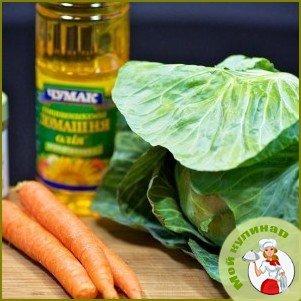 Капустный салат с морковью - фото шаг 1