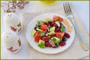 Иберийский салат из красной фасоли - фото шаг 3