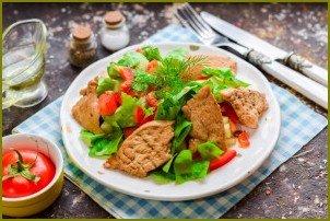 Диетический салат с куриной грудкой - фото шаг 8