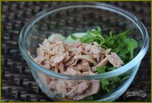 Легкий салат с тунцом - фото шаг 2