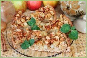 Открытый овсяный пирог с яблоками - фото шаг 8