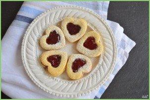 Печенье в виде сердечек - фото шаг 7