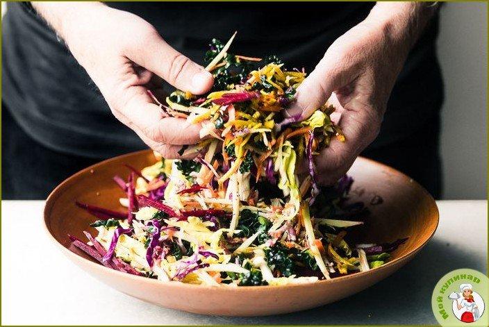 Капустный салат с цитрусовой заправкой