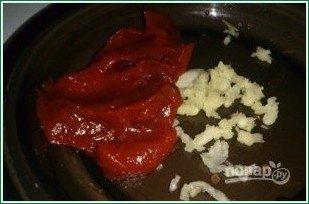 Куриный шашлык в томатном соусе