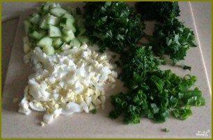 Салат из одуванчиков и крапивы - фото шаг 2