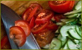 Салат из свежих овощей - фото шаг 2