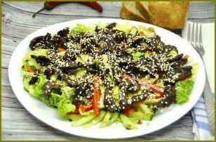 Тайский салат с говядиной и болгарским перцем - фото шаг 8