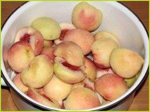 Варенье из персиков без варки - фото шаг 2