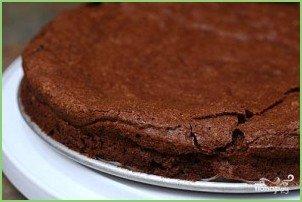 Шоколадный пирог с глазурью - фото шаг 3