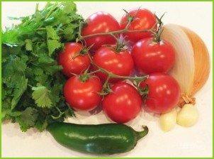 Свежая томатная сальса - фото шаг 1
