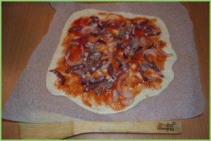 Пицца с индейкой - фото шаг 5
