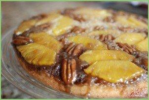 Ананасовый пирог с орехами пекан - фото шаг 14