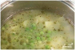 Крем-суп из зеленого горошка - фото шаг 3