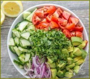 Легкий салат с авокадо - фото шаг 3