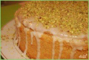 Лимонный бисквитный торт - фото шаг 8