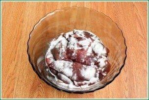 Свиные почки жареные с луком