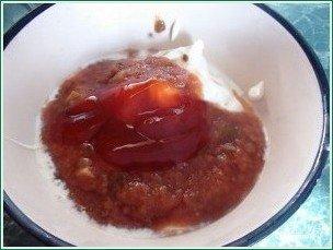 Тефтели в томатно-сметанном соусе