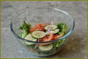 Овощной салат с йогуртом - фото шаг 5