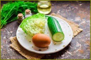 Салат с пекинской капустой - фото шаг 1